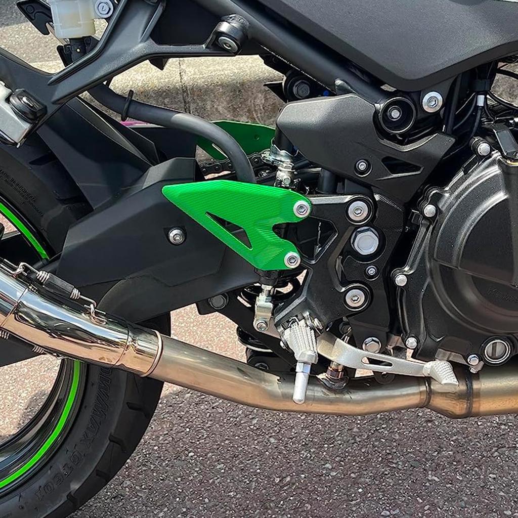 Защитные накладки на пятки подножек Hruizq для Kawasaki Ninja 400 Z400 (2018-2023 гг.), Ниндзя 250 Z250 (2019-2023), Z e-1 Ниндзя e-1 (2024) (зеленый)