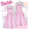 2023 Summer Season Barbie Cosplay Dress With Tight Polyester Fabric