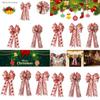 Festive Christmas Wreath Double Bow For Indoor And Outdoor Decorations