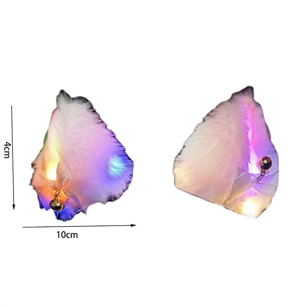 1pair Eye-Catching Motorcycle Helmet Decoration Personalized Helmet LED Light Helmet Customization