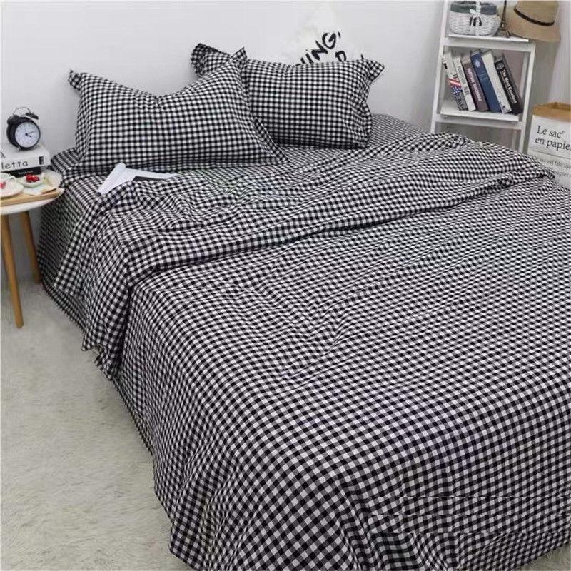 Простыни из стираного хлопка, мягкие простыни Four Seasons для постельного белья размера King Queen, чехлы для матрасов для гостиничных номеров