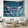Charlotte-Hornets Logo Quick-Dry Tapestry Hanging for Bedroom,Livingroom, Playroom,Decor Art Room Wall Tapestry Holiday and Birthday Gifts