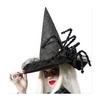 Chapeau De Sorcière Noire Avec Araignée - ATOSA - Accessoire De Déguisement - Halloween