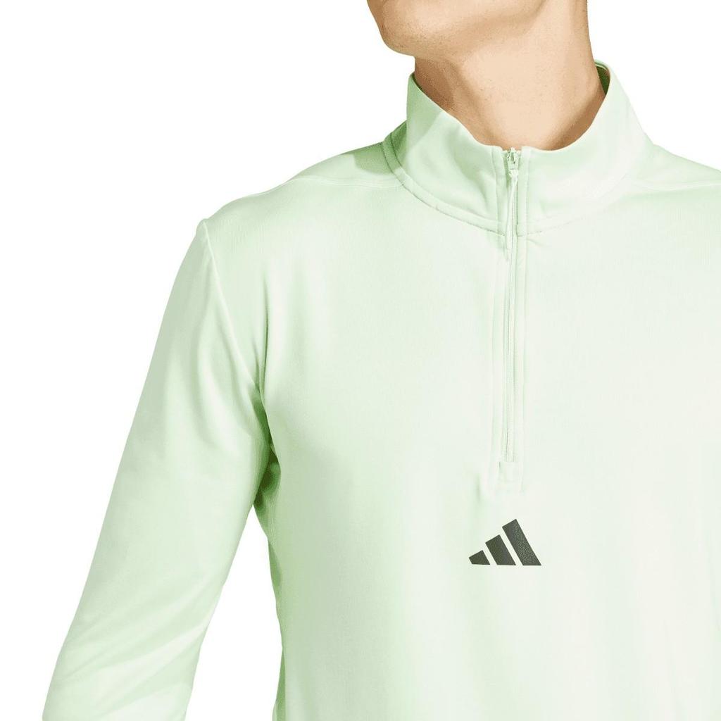 Adidas Mens Quarter Zip Workout Track Top