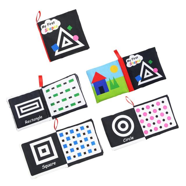 Coolplay тканевые книги, мягкие детские книги, шуршащий звук, детские тихие книги, развивающие игрушки для раннего обучения, погремушка для детей 0-12 месяцев