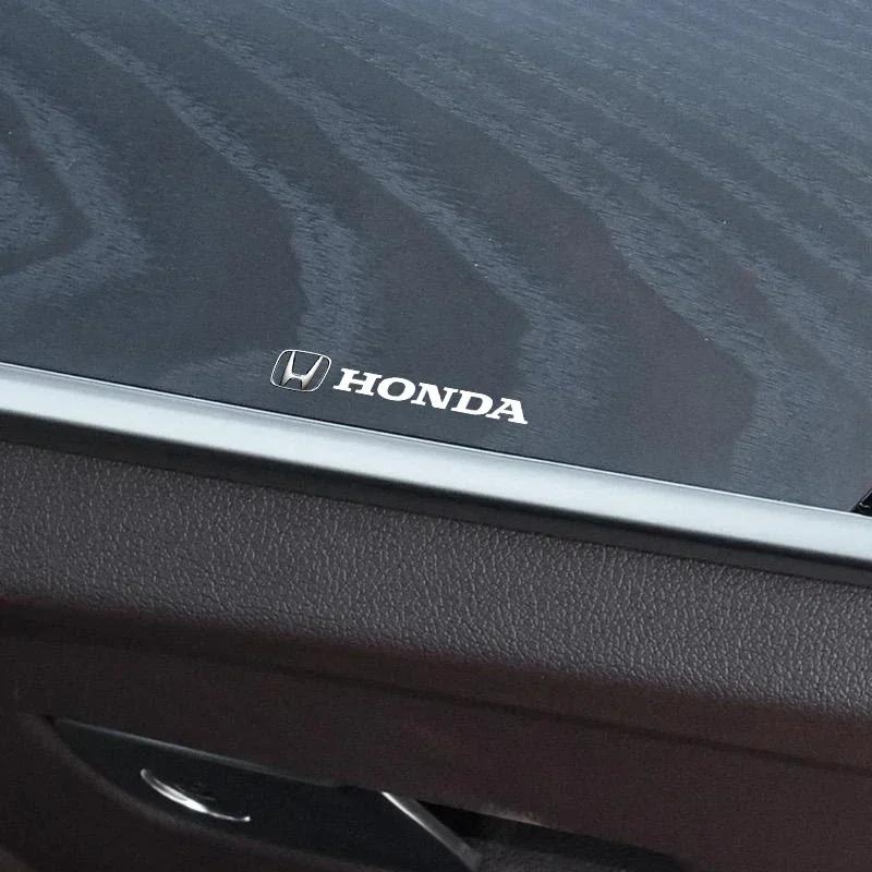 For Honda 1/5/10pcs Car Styling 3D Alloy Metal Motorcycle Emblem Badge Sticker For Honda Civic Fit City Cry Accord CB500 Cb650r