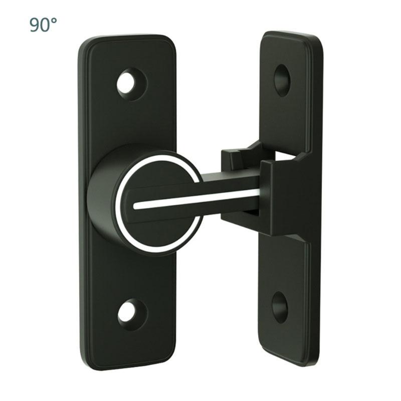 Keyless Twist Locks Zinc Alloy Rotate Bolt Lock 90/180 Degree Gate Latches Privacy Catch Latch Luminous Door Hardware Gate Lock