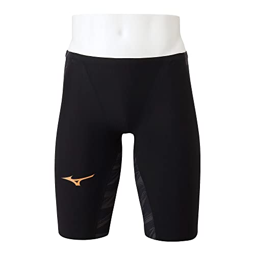 [Mizuno] Swim Competitive Swimming Challenge Swimmer Boys GX/SONIC V MR Half Spats N2MB0002 90: Black Size: 130 FINA (International Swimming