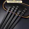 Kitchen Tools Reusable Chopsticks Anti-slip Resistant Tableware Chopsticks