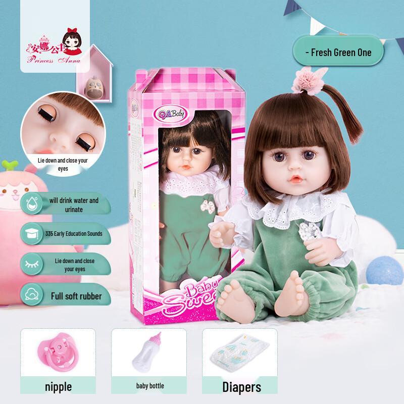 Говорящая силиконовая кукла-реборн Принцесса Анна