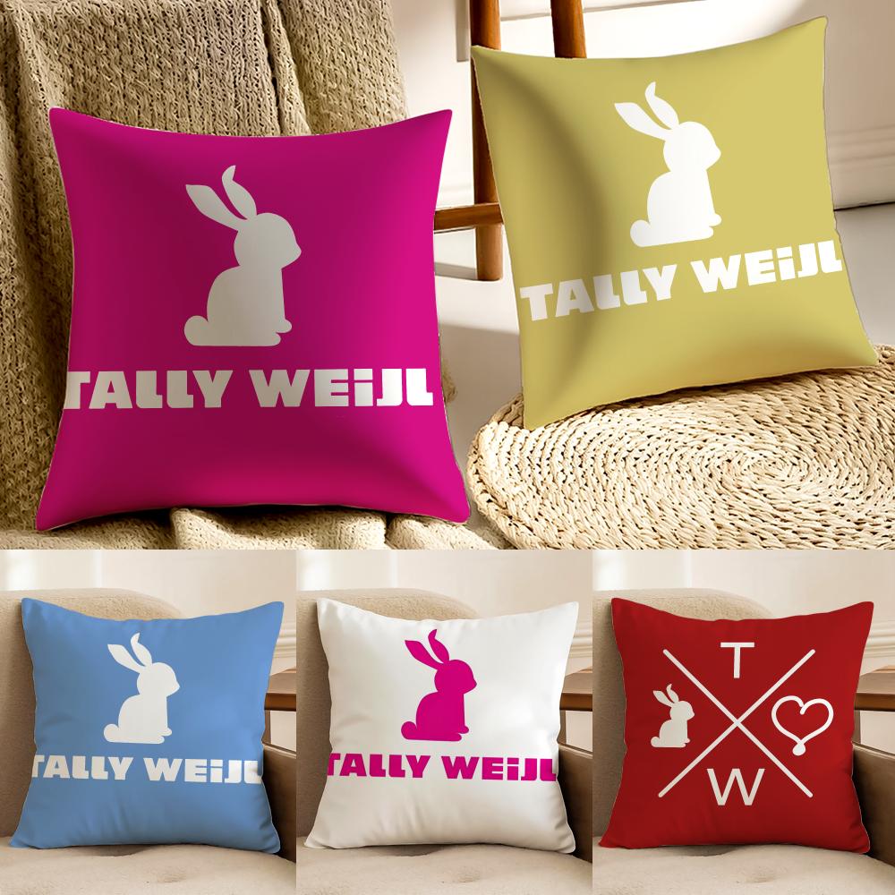 Cute Fashion Brand TTally WWeijl Cushion Cover Pillowcase Antidustmite living Room Sofa Decor Cushion Room
