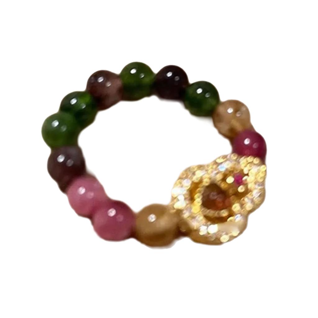 Уникальные кольца на пальцы Регулируемые кольца Кольца с бусинами Кольца с открытием Стильные кольца на пальцы Привлекательные украшения для пальцев