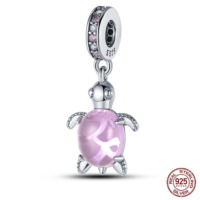 Оригинальные бусины-шармы серии Magic Color Chameleon Luminous из стерлингового серебра 925 пробы, подходящие для браслета, сделай сам, ювелирные изделия, подарки