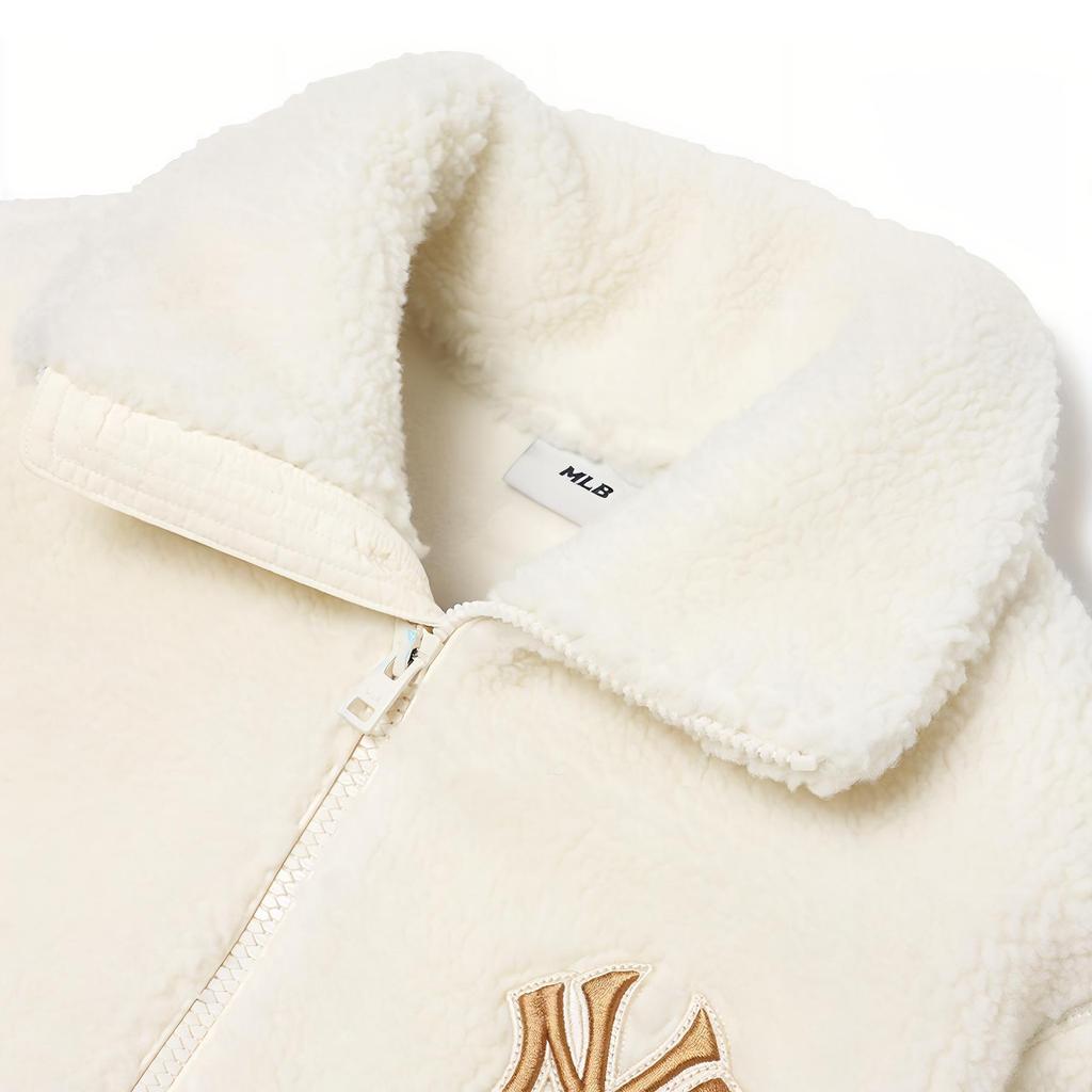 New MLB Cropped Coats Women's White 3AFDB0526-50CRS