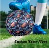 Size 5 Football Custom Name Text, Outdoor Training Soccer BallAtletico Madrid