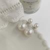 Корейская версия двух жемчужных сережек французские ретро-серьги элегантные темпераментные серьги для женщин новый стиль