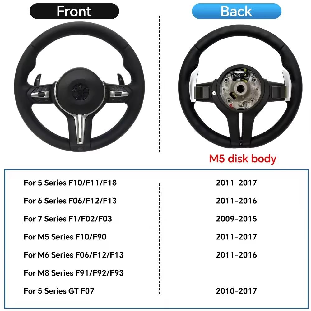 The new M-series steering wheel is suitable for BMW F01 F10 F11 F20 F21 F30 F31 F34 F32 F33 F36 F22 F23 F48 M3 M5 steering wheel automotive parts