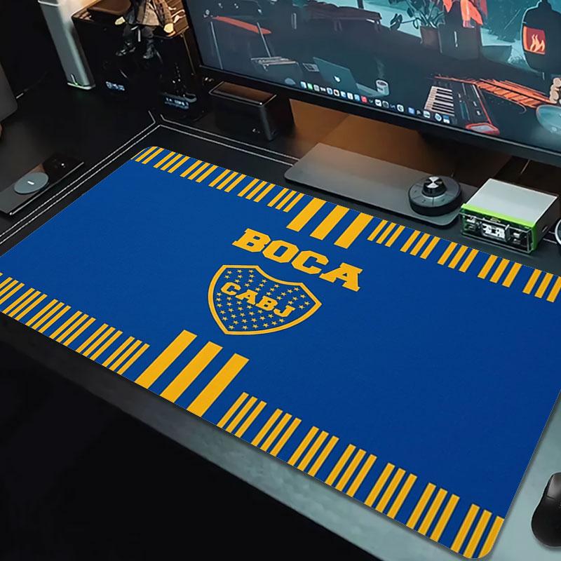 Boca Juniors Большой коврик для мыши Большой коврик для игровой поверхности стола Нескользящий коврик для ноутбука и планшета XXL Коврик для мини-ПК с заблокированным краем