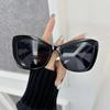 Designer Brand Square Sunglasses Women Men Colorful Cat Eye Frame Sun Glasses Female Gradient Mirror Colors Cool Fashion