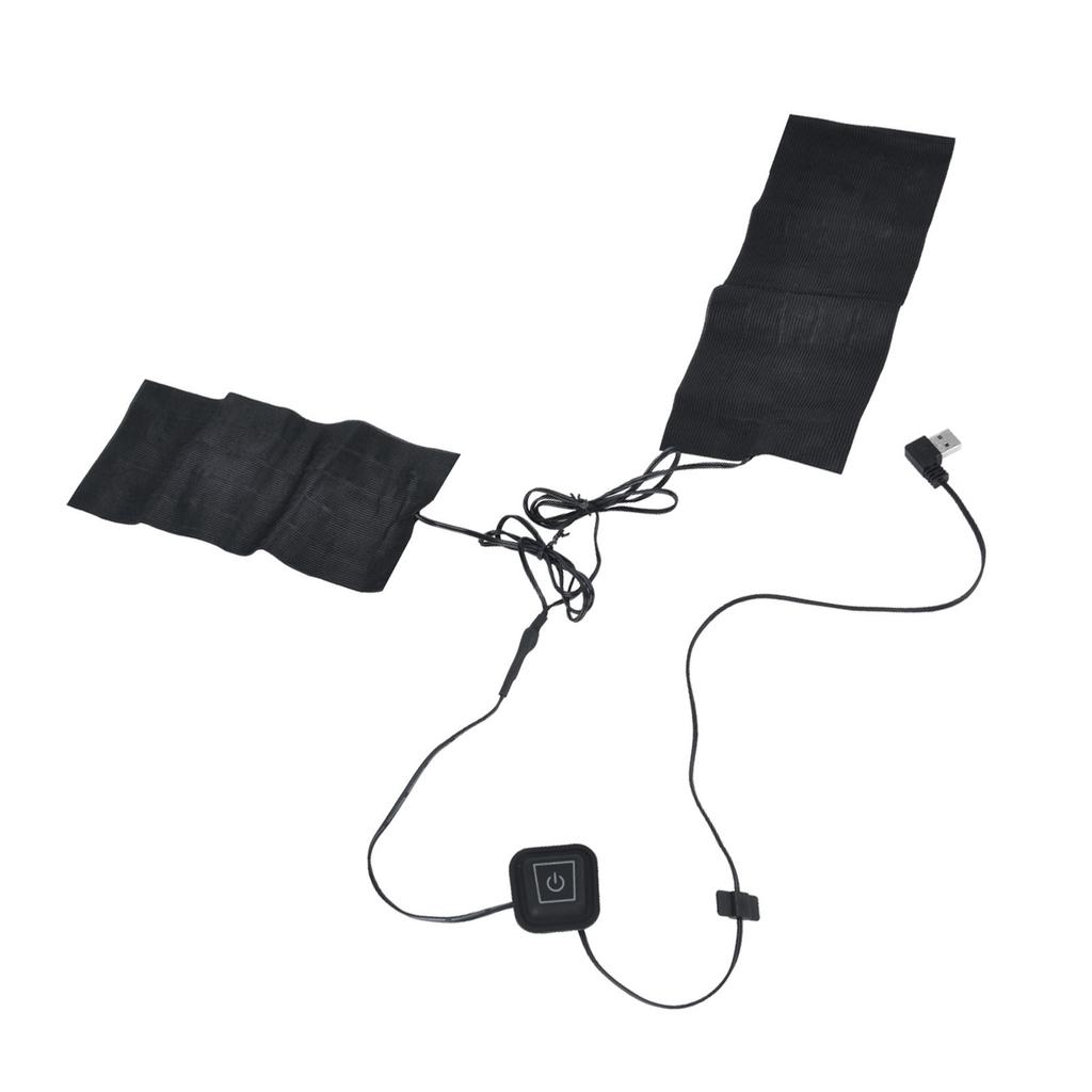 2 in 1 5V USB Electric Heating Pad Neck Lumbar Vest Warmer Heater Cloth