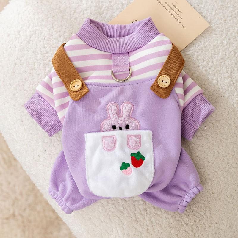 Новая роскошная одежда для собак, костюм для щенка, полосатый комбинезон для собак, одежда для собак, толстовка для собак, комбинезон для французского бульдога чихуахуа