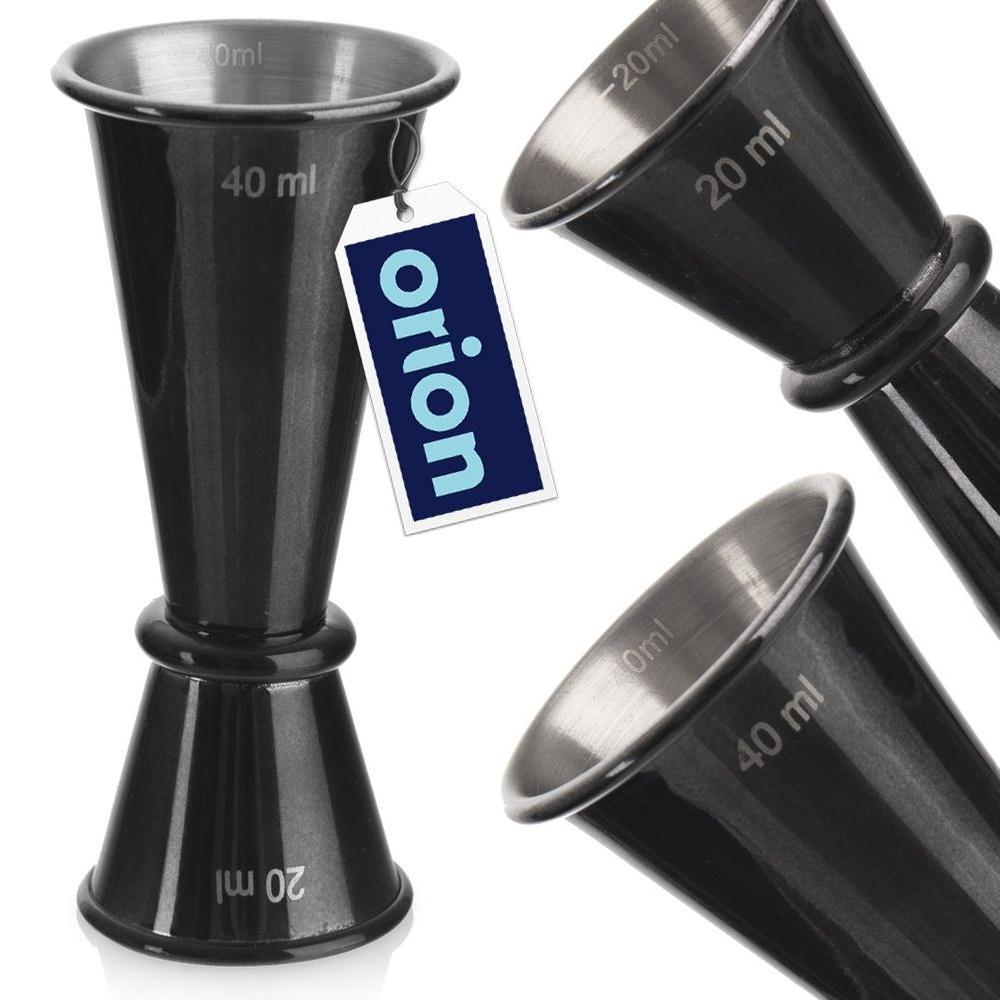 BLACK Double-Sided Stainless Steel Jigger 20/40ml