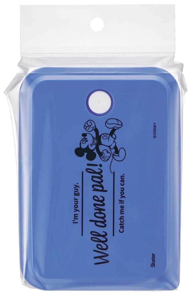 Skater PL70B Bento Box, 1 Tier, 700ml, Microwave-Safe with Lid, Disney Mickey Mouse Design