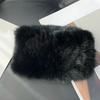 Women Winter Warm Real Rabbit Fur Scarf Hot Sale Natural Rabbit Fur Muffler 2024 Lady 100% Genuine Fur Scarves Wholesale Retail