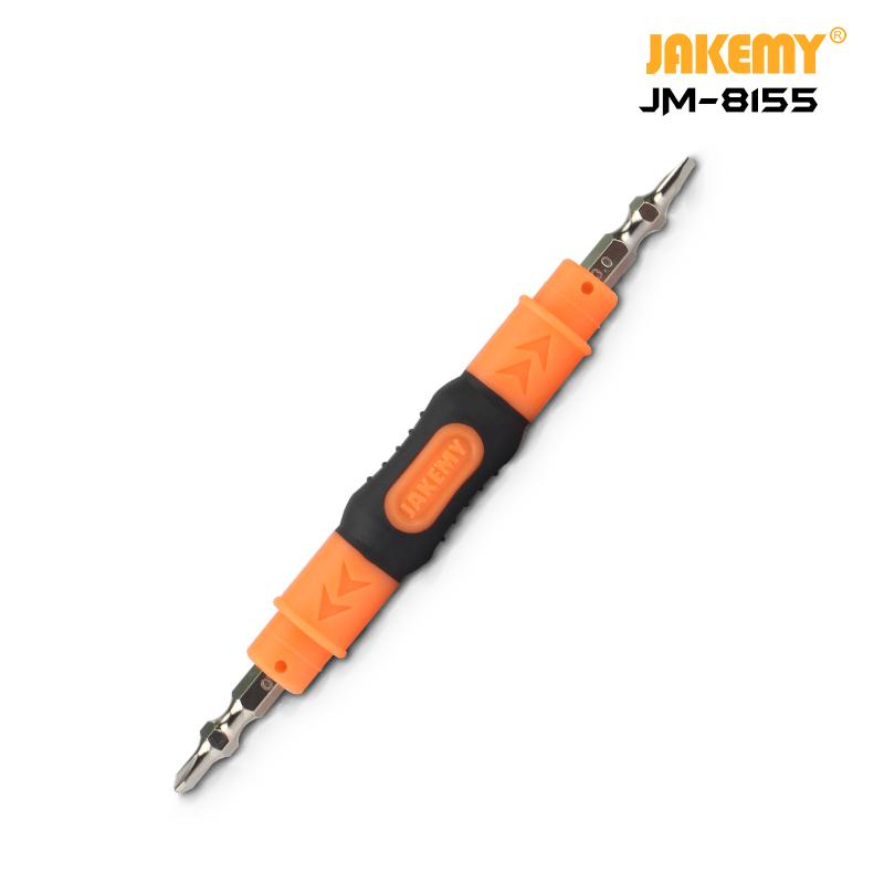 Jakemy JM-8155 Набор прецизионных отверток Магнитные шлицевые крестовые биты Отвертка-ручка для домашнего электронного ремонта ПК Инструменты