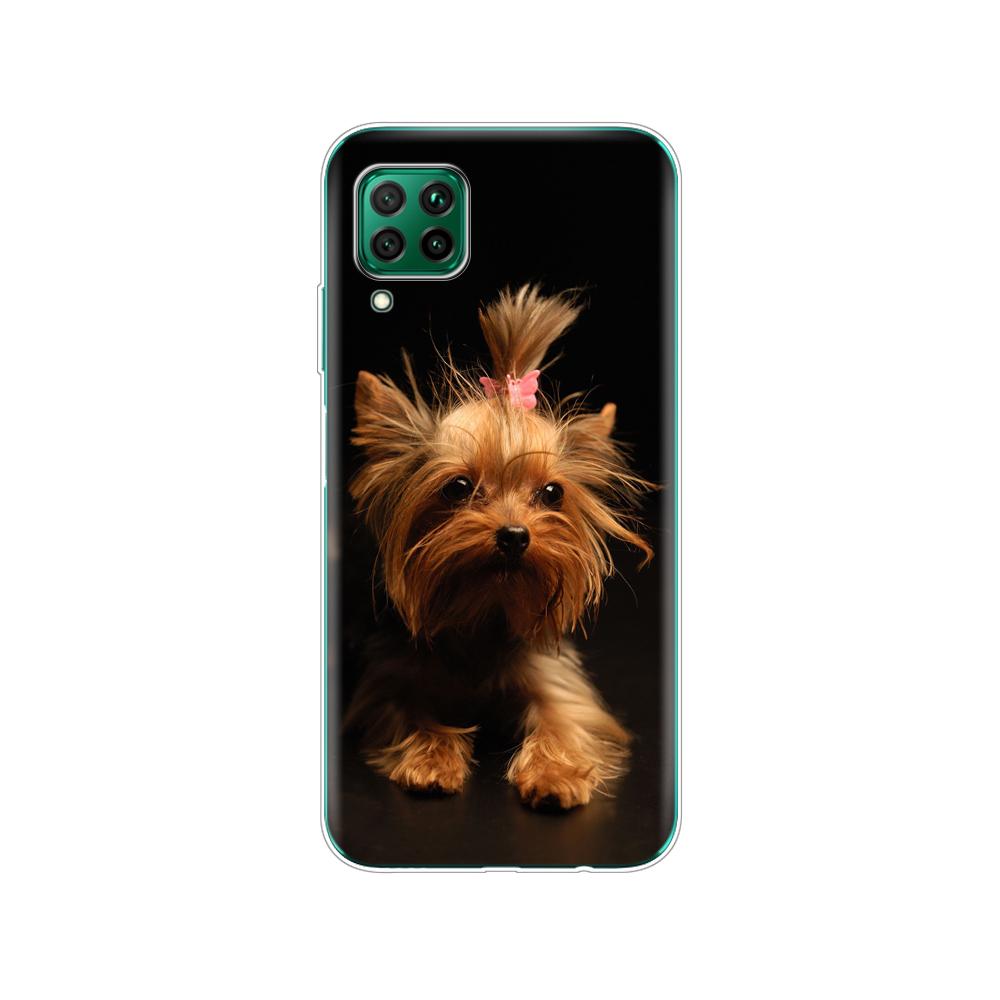 Чехол для huawei p40 lite E p40 pro P smart 2020, чехол для huawei Y5P Y6P Y7P Y8P Y6S Y9S NOVA 5T йоркширский терьер, щенок