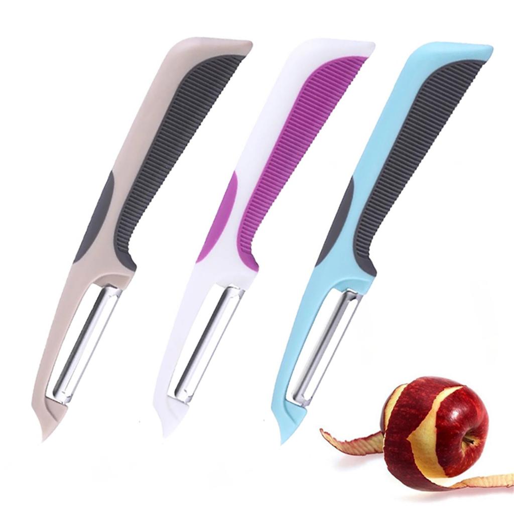 Многофункциональный нож для очистки овощей из нержавеющей стали, строгальный станок для фруктов и дыни, кухонный инструмент
