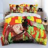 3D аниме бензопила человек Denji мультфильм одеяло комплект постельного белья, пододеяльник постельный комплект пододеяльник наволочка, комплект постельного белья размера king-queen-size