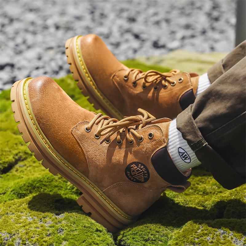 Универсальные мужские ботинки из кожи, удобные универсальные ботинки, мужские зимние ботинки до щиколотки, легкие низкие ботинки, мужские зимние повседневные ботинки до щиколотки