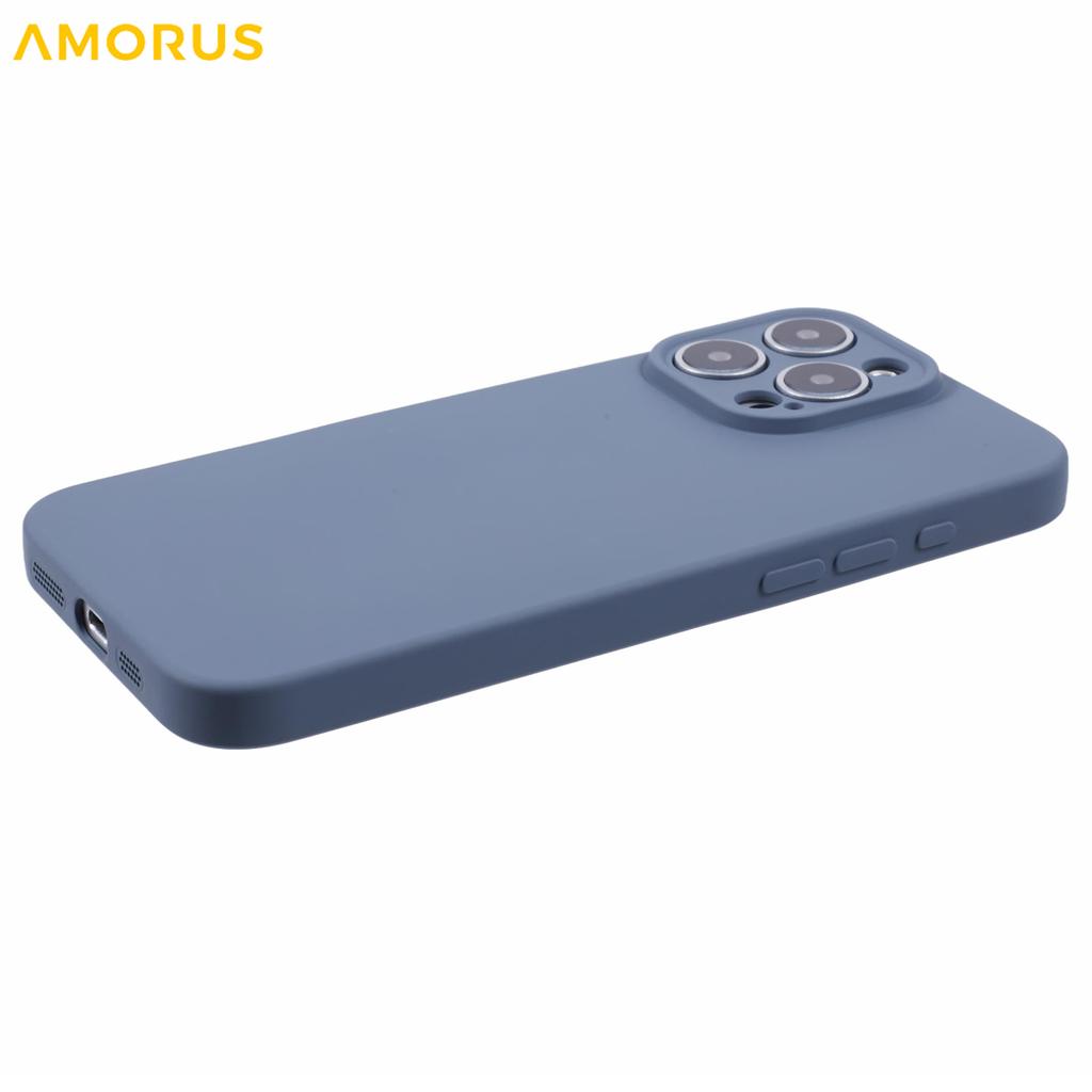 For iPhone 16 Pro Case Precise Cutouts TPU Fiber Lining Shockproof Phone Cover