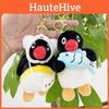 Delightful Plush Penguin Keychain Doll Featuring Colorful Patterns And Cuddly Texture