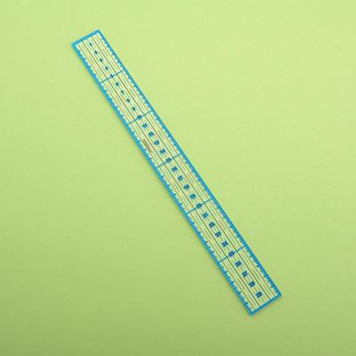 Инструменты для шитья и квилтинга своими руками, синяя линейка для шитья одежды, 3*30 см