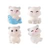 Party Supplies Cute Mini Cat Figurines DIY Resin Crafts Cat Statue Cartoon Kitten Figurines Miniature Car Accessories