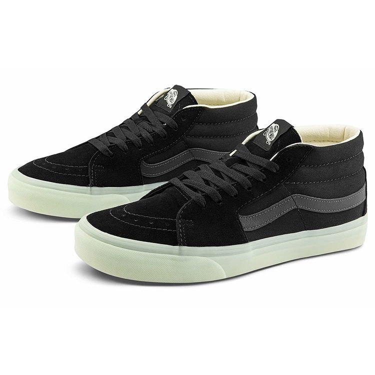 Vans Sk8 Lightweight Mid-Top Skate Shoes Unisex Sneakers Black VN0A3WM3ABC