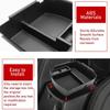 Centre Console Organizer Tray Center Armrest Storage Box Coin Storage Holder For Kia Seltos 2020 2021 2022 2023 Accessories