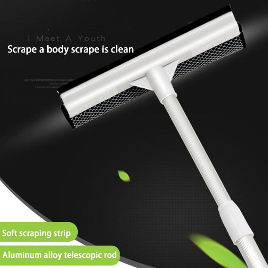 Многофункциональный скребок для окон, телескопический, со съемной длинной ручкой, двухсторонний скребок для окон, очиститель, инструмент для чистки, товары для дома