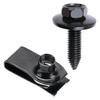 30mm 8mm Carbon Steel Bolt And 13mm Hexagonal Head U Nut Clamp Vibration Proof Automotive Component Fastener