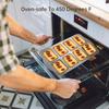 Large Capacity Mini Bread Baking Mold 8-Cavity Carbon Steel Cake Mold Muffin Dessert Tray  Bakeware