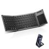 Ewin Wireless Bluetooth Keyboard, Foldable, JIS Standard Japanese Layout, Touchpad, iPadiPhone Keyboard, Three-Device Switching, Compatible with