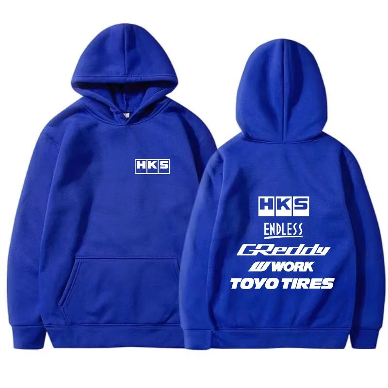 Новая мужская крутая толстовка с капюшоном Japan JDM Modified Car HKS ENDLESS Hoody для мужчин и женщин, винтажная повседневная толстовка с длинным рукавом для мужчин, пуловеры