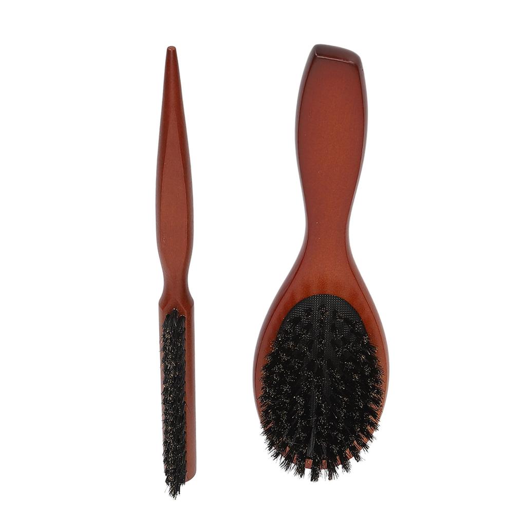 2 шт., набор расчесок для мужчин, набор расчесок с деревянной ручкой, управление вьющимися волосами, разглаживание секций волос