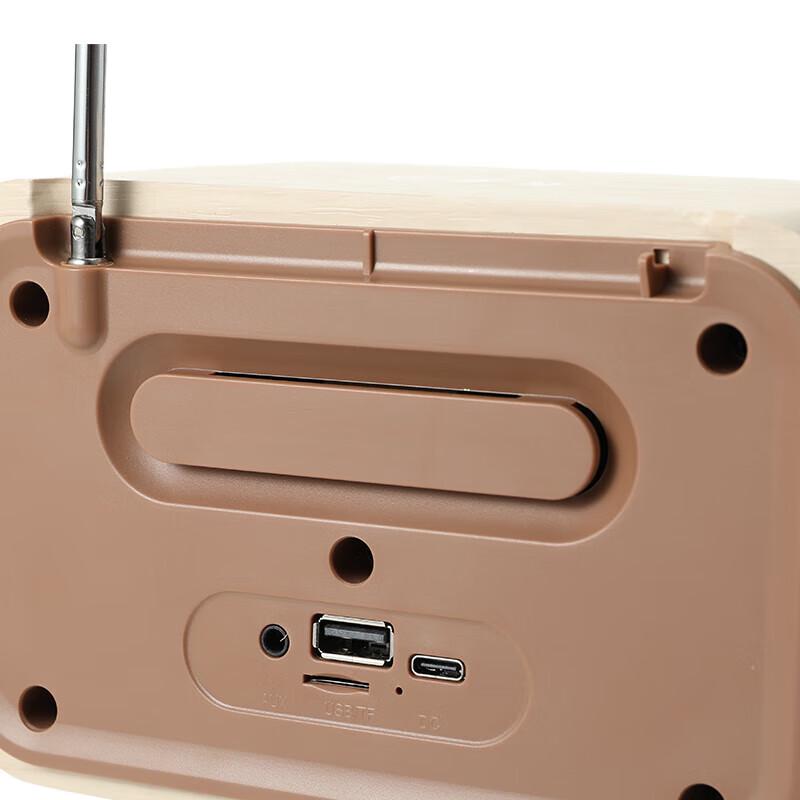 Ji Guang EZM2501A Retro Bluetooth Speaker with Radio & Clock