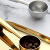 Мерная ложка из нержавеющей стали, ложка для кофейных зерен с зажимом для пакета, мерная ложка для специй и сухого молока, ложка-весы для выпечки, кухонный инструмент