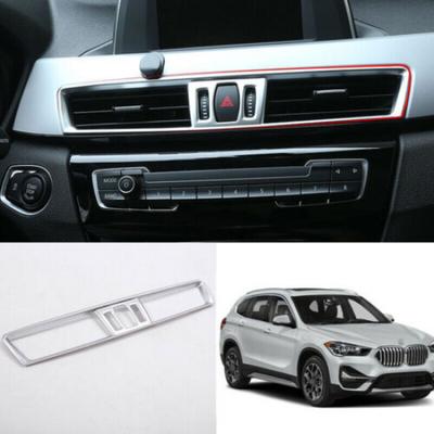 Для BMW X1 2016- F48 ABS серебристая накладка на вентиляционное отверстие центральной консоли 1 шт.