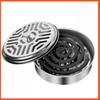 Large Stainless Steel Mosquito Coil Holder with Lid - Fireproof and Safe Tray for Storing Mosquito Coils, Nails, and Toothpicks.