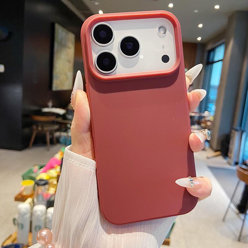Fashion Candy Pure Color Skin Feel Silicone Slim Case For IPhone 17 Pro Max 17 Air Camera Full-pack Shockproof Bumper Back Cover